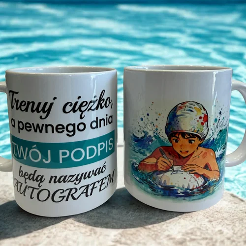 Kubek Trenuj ciężko #K-08 - zdjęcie 4