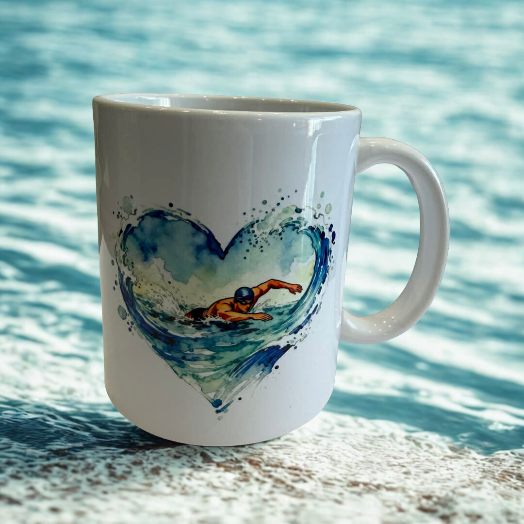 Kubek Serce Blue #K-07